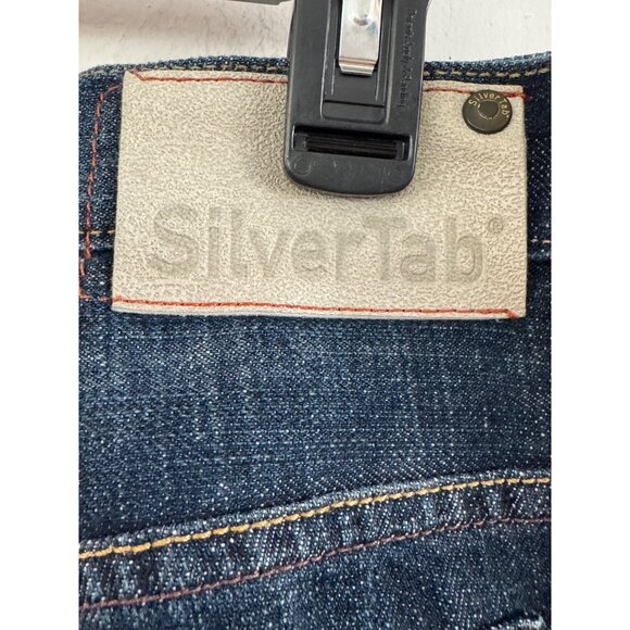Vintage Levis SilverTab 90s Mens Baggy Jeans W40 L32 Vintage Denim Made In Indon - Picture 8 of 10
